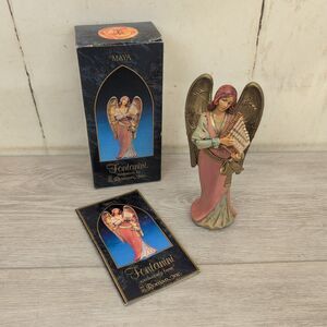 Vintage Fontanini Angel Maya Musician Pan Flute Christmas Nativity 1996 #75531